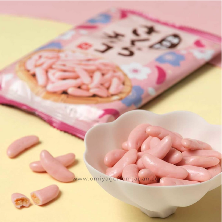 Sakura Choco Rice Crackers - Kaki no Tane