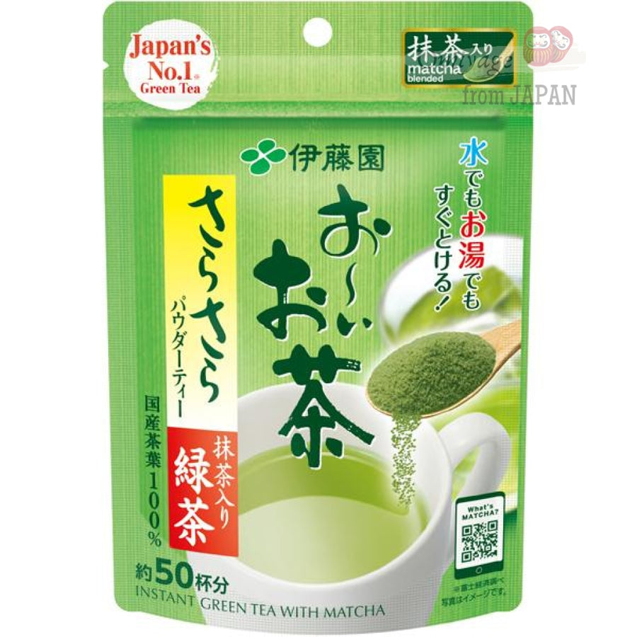 Itoen Oi Ocha Instant Japanese Green Tea With Matcha Powder 80G