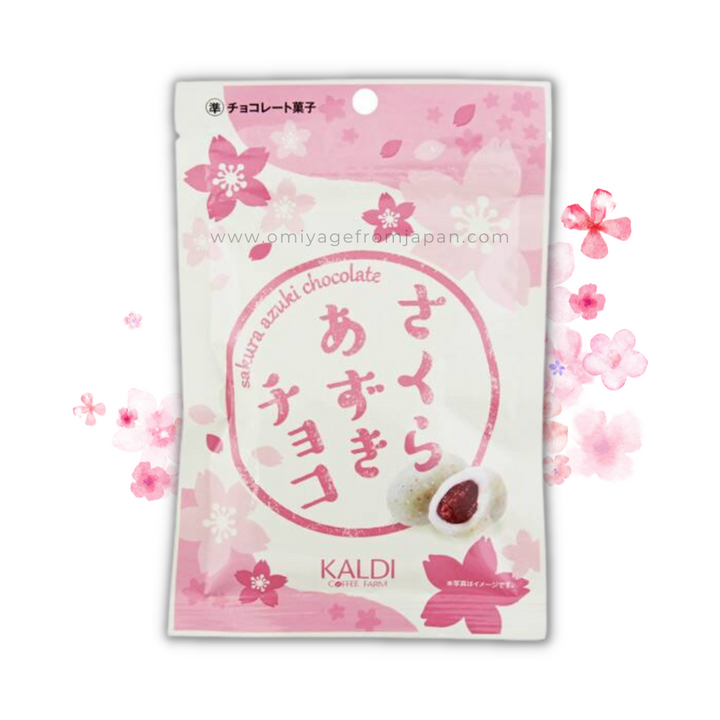 Sakura Azuki White Chocolate | Red Beans Covered in Cherry Blossoms
