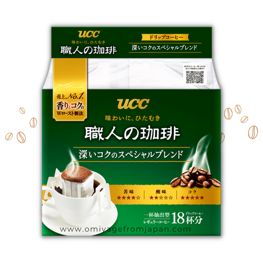 UCC Craftsmans Special Deep Rich Blend Ground Coffee - Drip Brew Packs