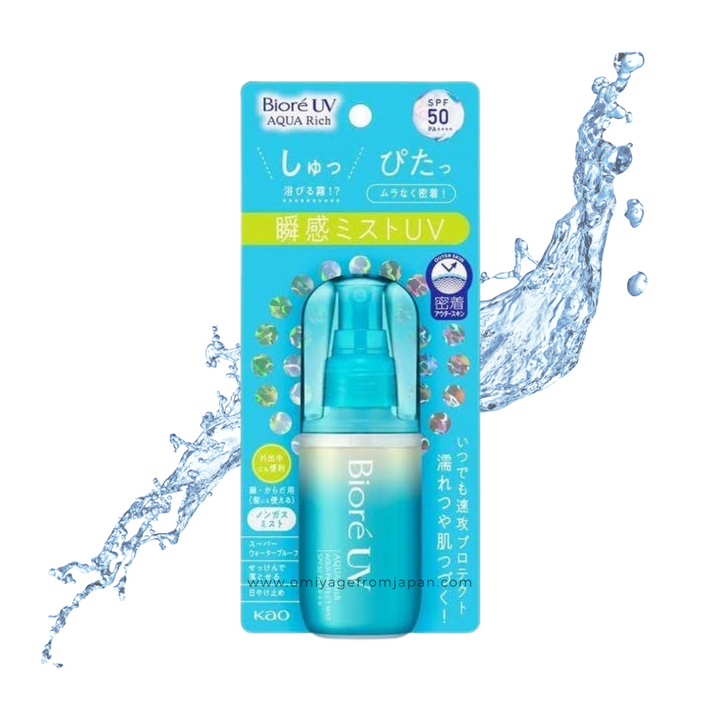"Japanese waterproof sunscreen - Provides reliable sun protection in water activities"