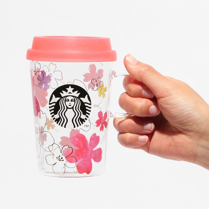 Starbucks Sakura 2024: Heat-resistant Glass Mug 355ml