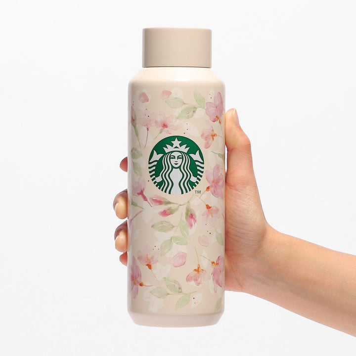 Starbucks Sakura 2024: Stainless Steel Bottle Natural 473ml