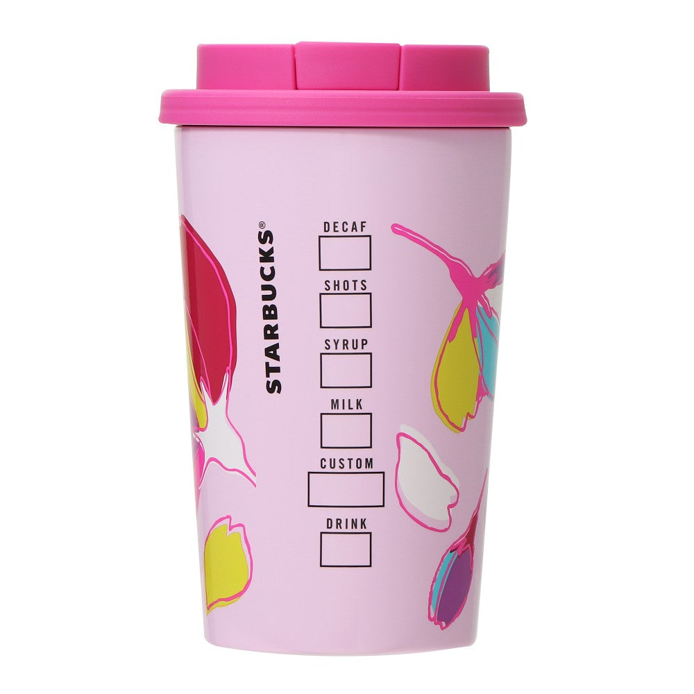 Starbucks Sakura 2024: Stainless Steel TOGO Cup Tumbler Colorful Petal 355ml
