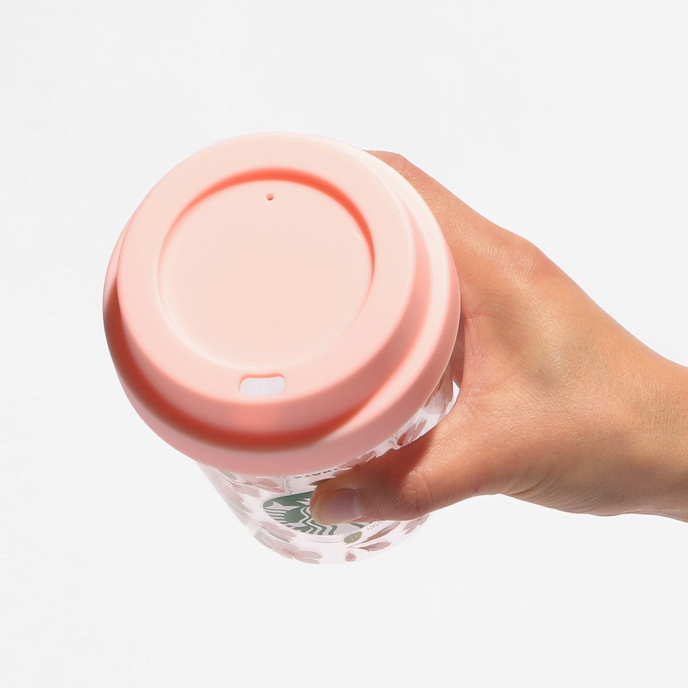 Starbucks Sakura 2024: Double Wall Heat Resistant Glass Cup 296ml