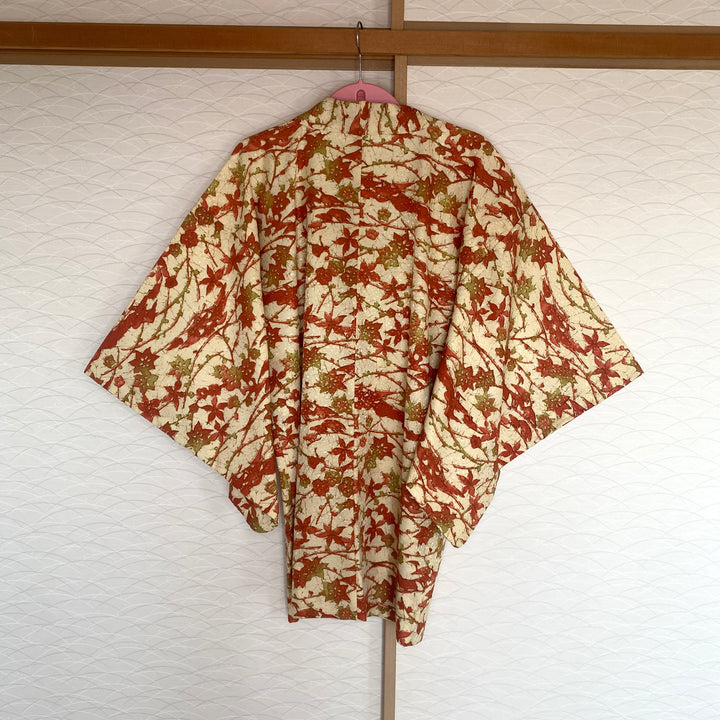 Vintage Haori Jacket | Autumn Leaves