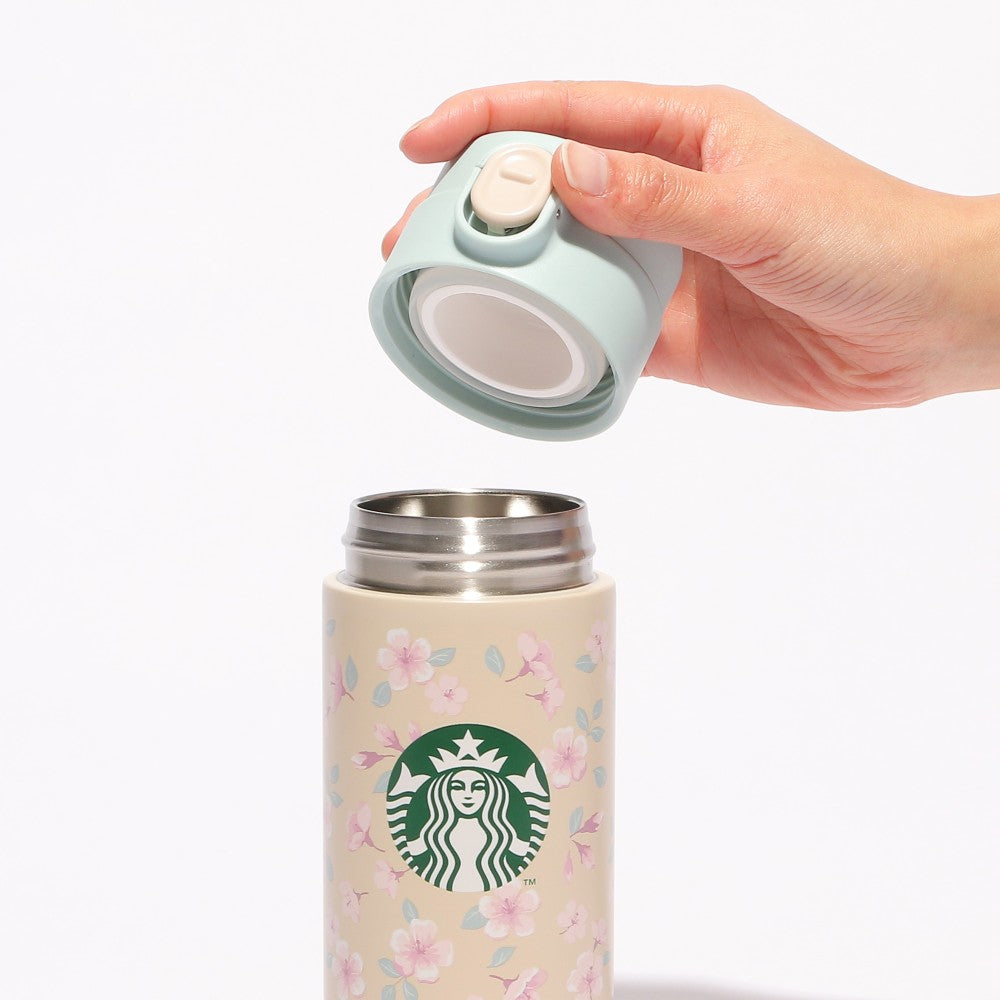 Starbucks Sakura 2024: Stainless Steel Bottle Floral 381ml