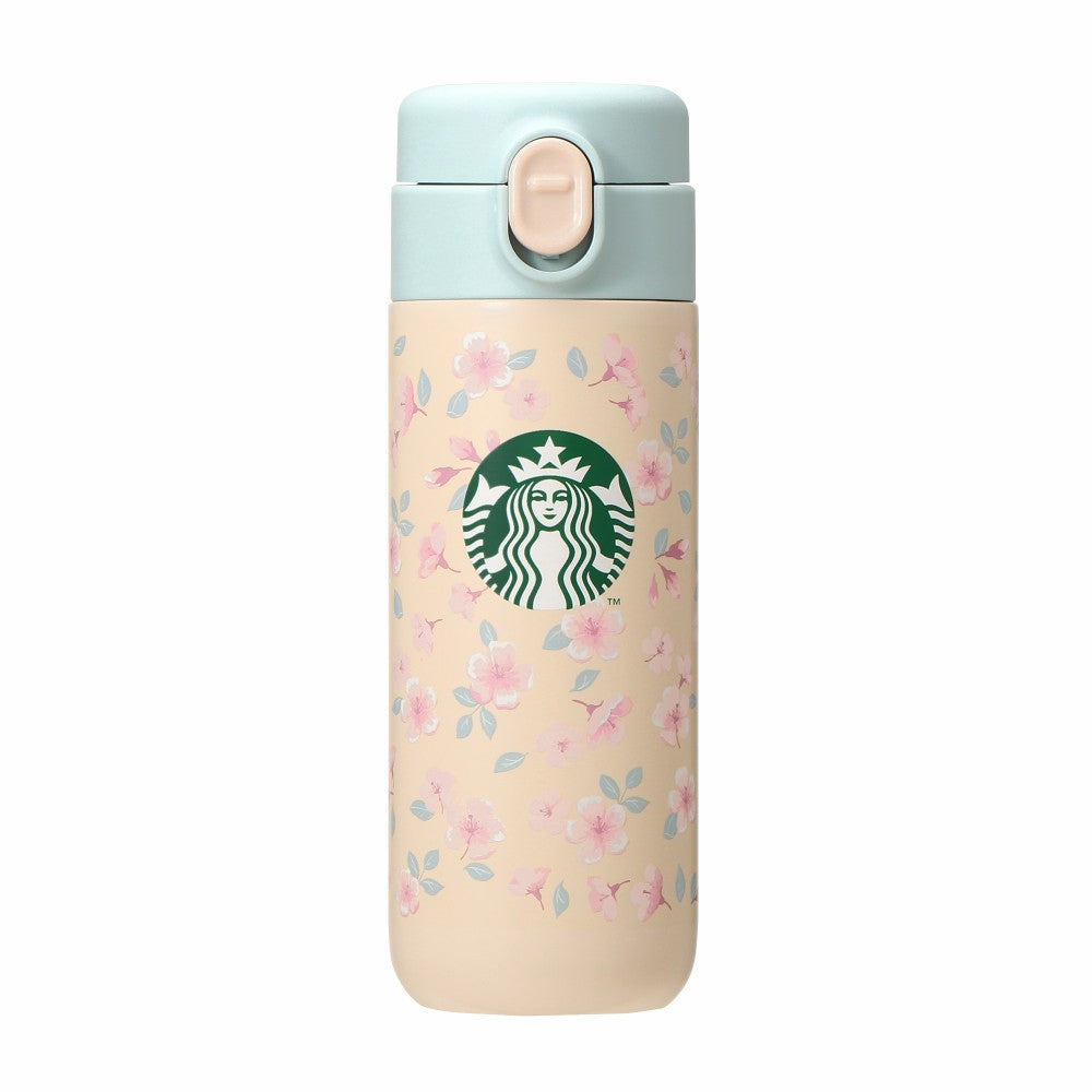 Starbucks Sakura 2024: Stainless Steel Bottle Floral 381ml