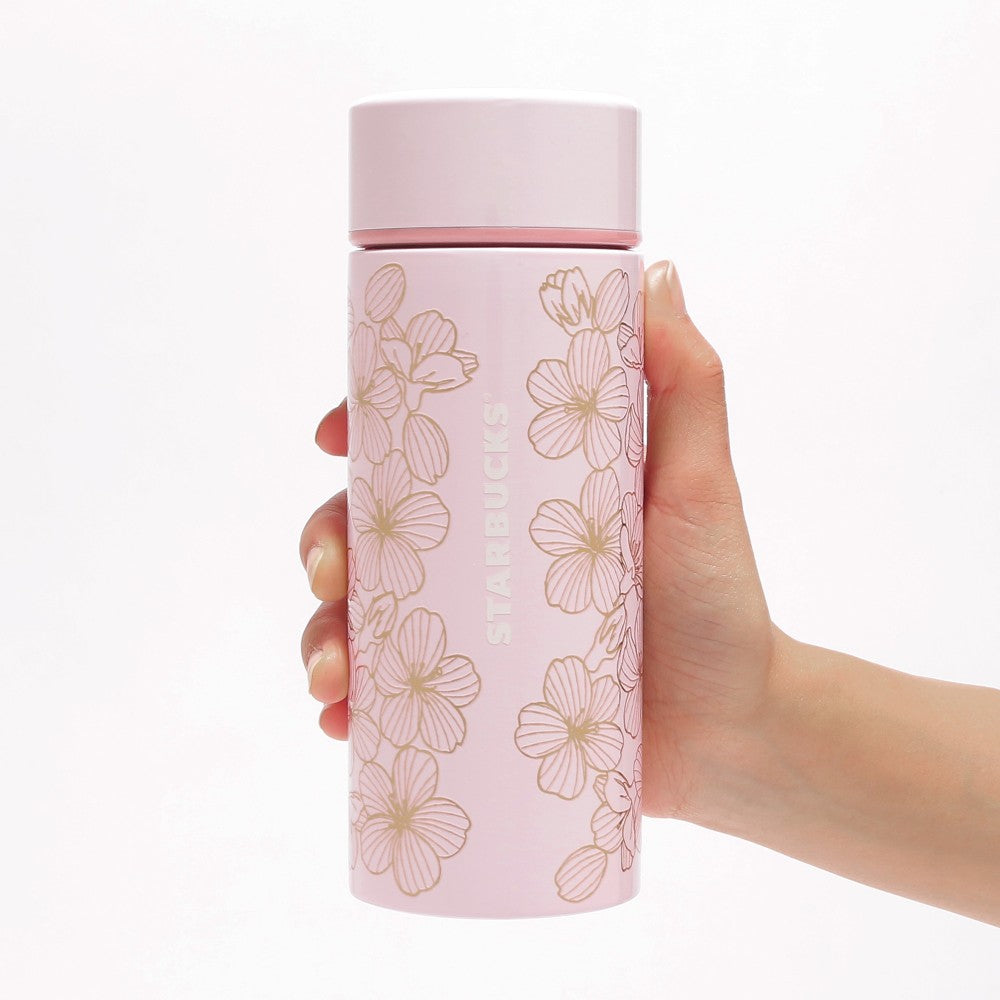Starbucks Sakura 2024: Stainless Steel Bottle Grace Pink 355ml