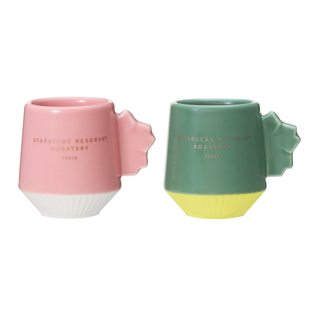 Starbucks Sakura 2024: Starbucks Reserve® Roastery Pleated Demi Set Pink & Green