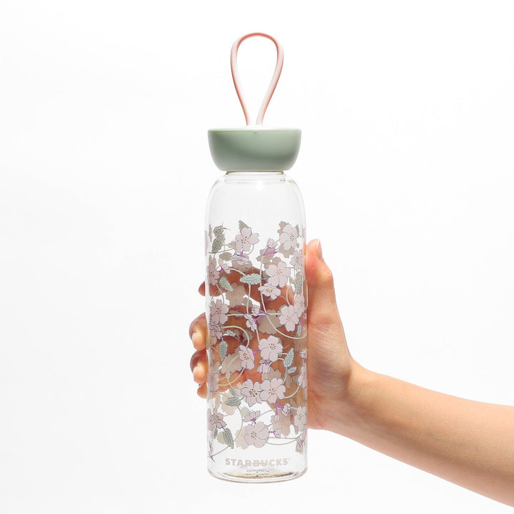 Starbucks Sakura 2024: Silicone Strap Bottle 532ml