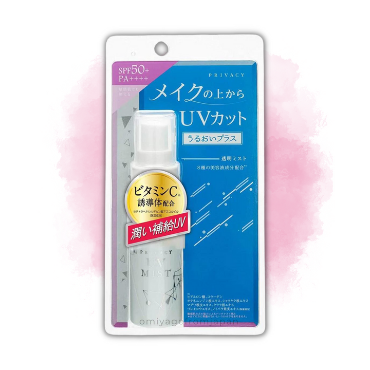 UV Protection Hydrating Mist Spray SPF 50+ PA++++ Privacy Kokuryudo sunblock sunscreen omiyage japan