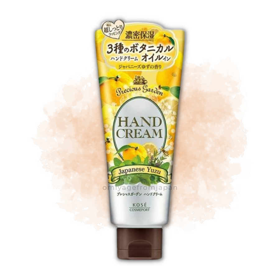 Japanese Yuzu Scent Hand Cream by Kose Precious Garden krem do rąk o zapachu yuzu omiyage