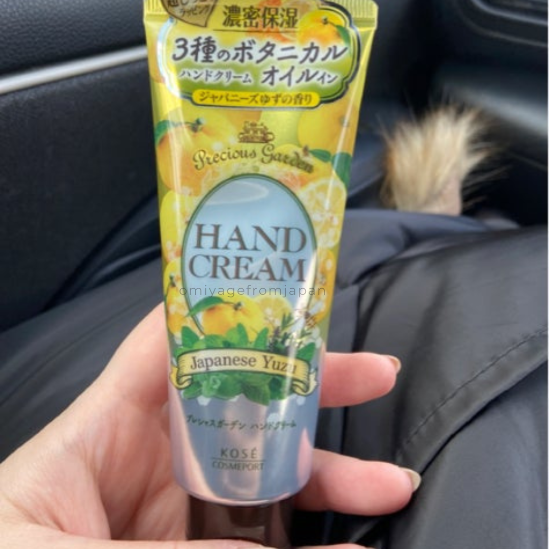 Japanese Yuzu Scent Hand Cream by Kose Precious Garden krem do rąk o zapachu yuzu omiyage
