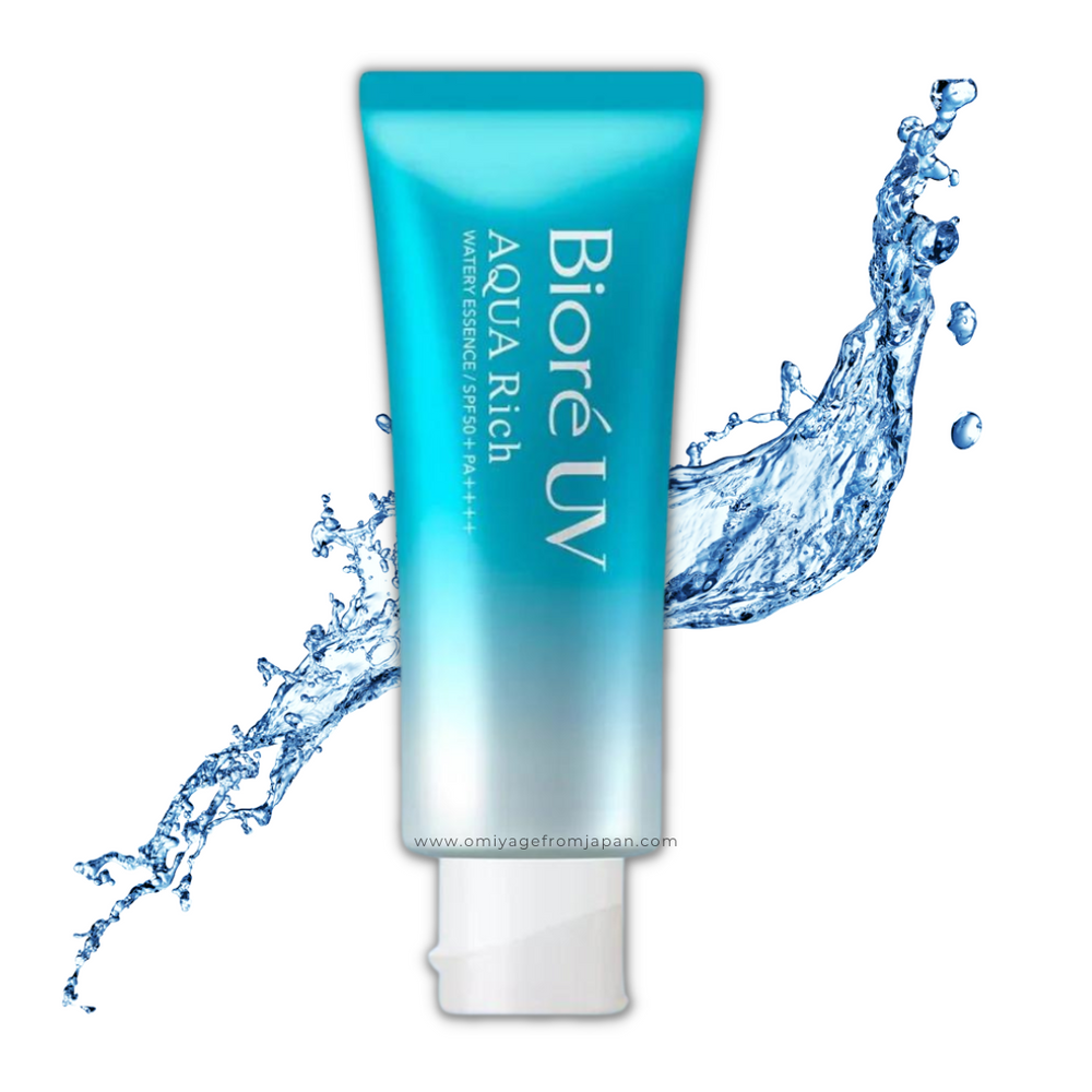 NEW Biore UV Aqua Rich Watery Essence Sunscreen SPF50 PA ++++　Omiyage Japan