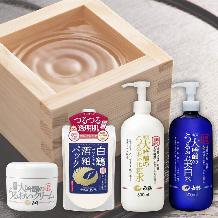 Hakutsuru Daiginjyo Sake Moisturizing Skincare Cream All-in-One 90g - Omiyage From JAPAN