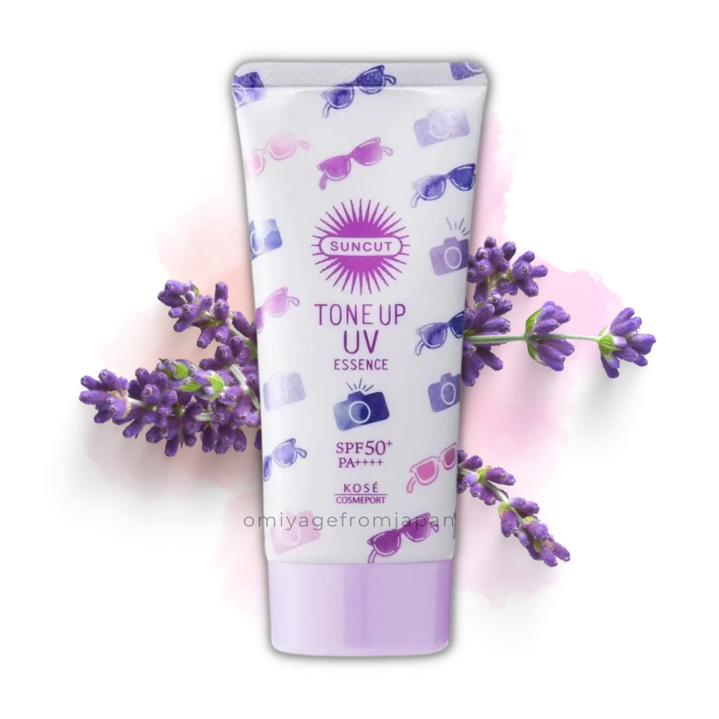 udskiftelig Bliv talentfulde KOSE Cosmeport Suncut Tone Up UV Lavender Essence - Sunblock SPF 50 –  Omiyage From JAPAN