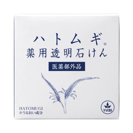 DERMO KOSMETYK- Antybakteryjne mydlo z Hatomugi przeciw tradzikowi, stanom zapalnym od Yuze 90g Yuze Hatomugi Medicated Clear Soap