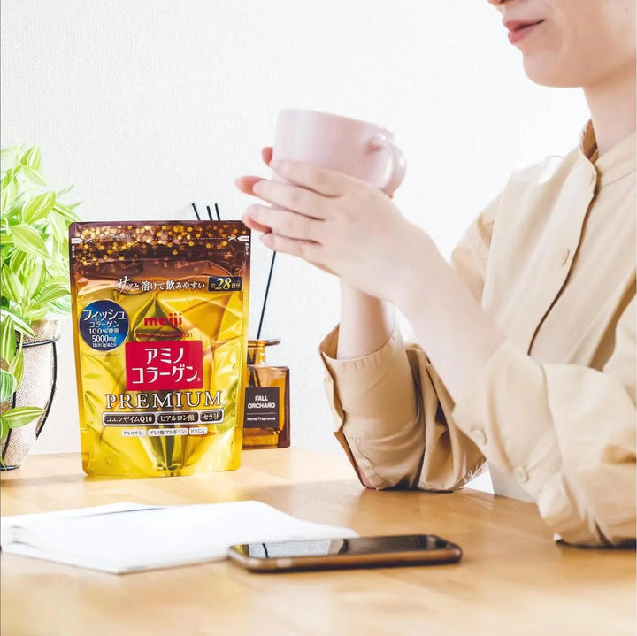 Meiji Amino Collagen Powder Premium małocząsteczkowy