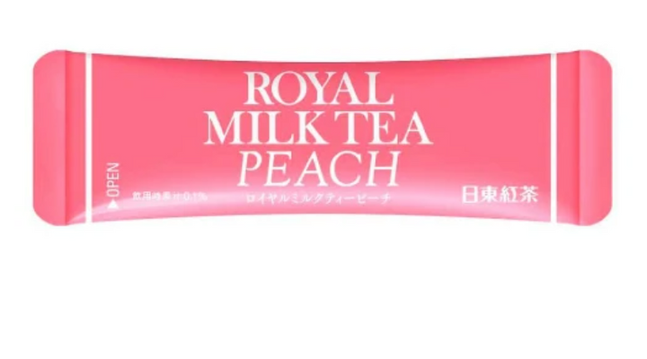 Nitto Japanese Black Royal Milk Tea Peach 10 Sticks (140 grams) - Japanese Green Tea Shop Sugoi Japanstore matcha omiyage