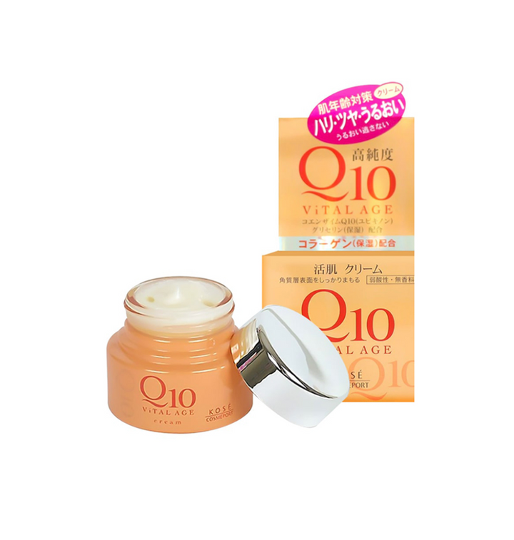 Kose Cosmeport Q10 Vital Age Cream (liftingująco-ujędrniający)
