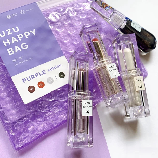 UZU HAPPY BAG | Purple Limited Edition Lip Set – Omiyage From JAPAN