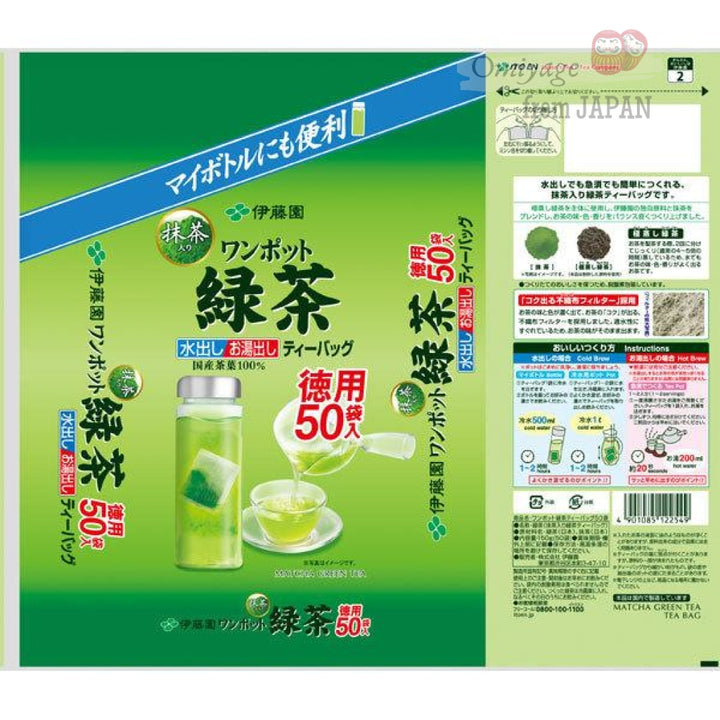 Itoen One Pot Green Tea With Matcha 50 Bags