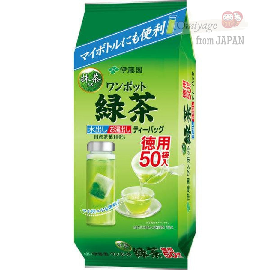 Itoen One Pot Green Tea With Matcha 50 Bags