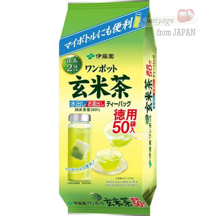 Itoen One Pot Matcha Green Tea With Roasted Rice 50 Bags