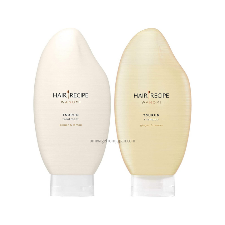 Hair Recipe Wanomi Tsurun Shampoo + Treatment | Ginger & Lemon